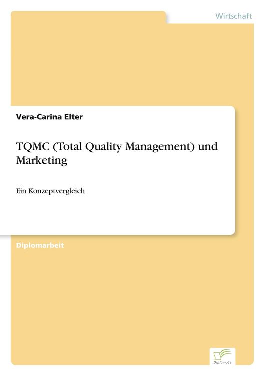 Produktbild: TQMC (Total Quality Management) und Marketing