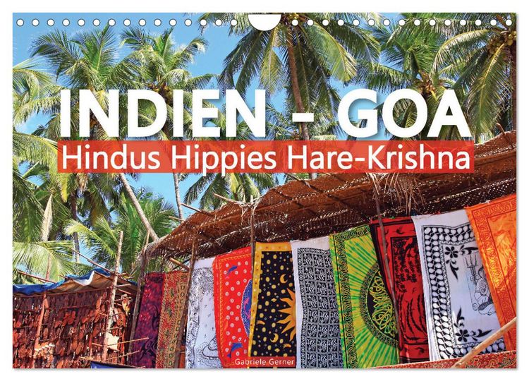 Produktbild: Indien - Goa Hindus Hippies Hare-Krishna (Wandkalender 2026 DIN A4 quer), CALVENDO Monatskalender