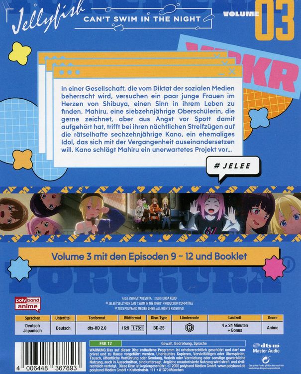 Produktbild: Jellyfish Can't Swim In The Night - Volume 3 - limitierte Edition mit Booklet
