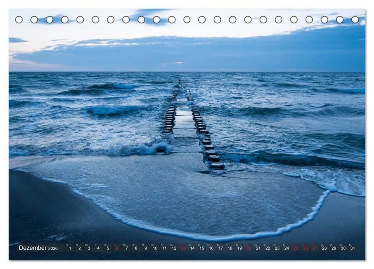 Produktbild: Ahrenshoop - Stimmungsbilder eines K&uuml;nstlerortes (Tischkalender 2026 DIN A5 quer), CALVENDO Monatskalender