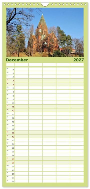 Produktbild: Familienplaner 2027 - G&ouml;rlitz - Die Perle Niederschlesiens mit 5 Spalten (Wandkalender, 21 x 45 cm) CALVENDO