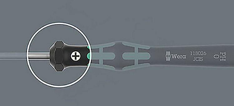 Produktbild: Wera 2067 Elektronik- u. Feinmechanik Torx-Schraubendreher Gr&ouml;&szlig;e (Schraubendreher) T 6 Klingenl&auml;nge: 40 mm 1 St.