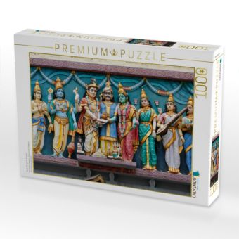 Produktbild: CALVENDO Puzzle Hindu-Tempel in Singapur | 1000 Teile Lege-Gr&ouml;&szlig;e 64x48cm Foto-Puzzle f&uuml;r gl&uuml;ckliche Stunden