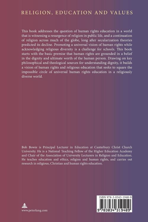 Produktbild: Dignity and Human Rights Education