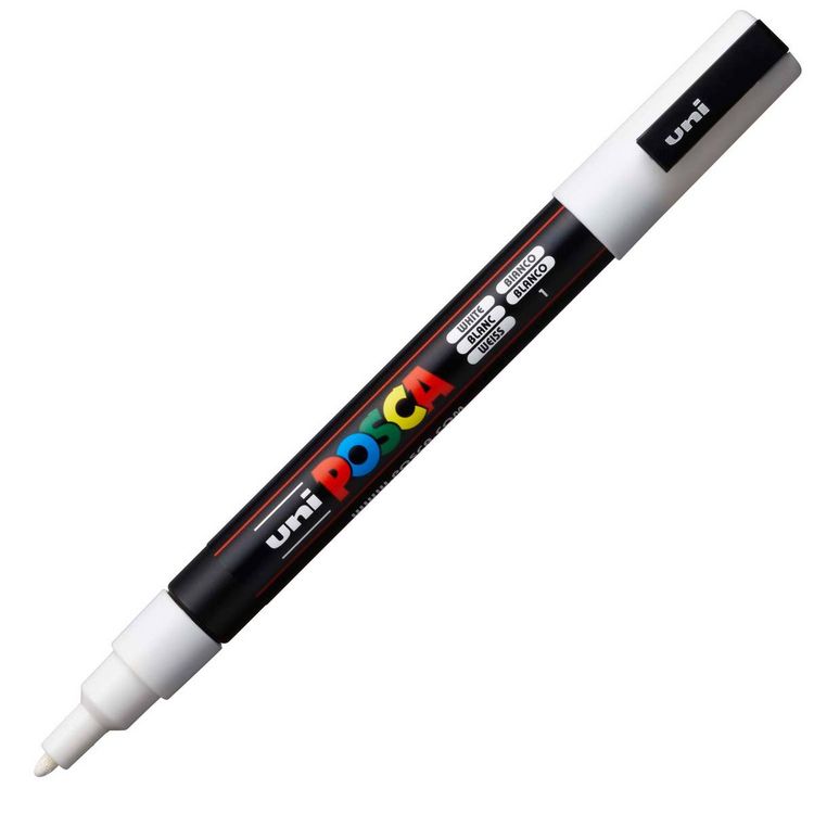 Produktbild: Faber-Castell Marker uni POSCA PC-3M wei&szlig;