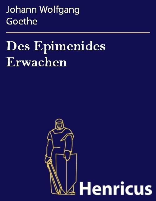 Produktbild: Des Epimenides Erwachen