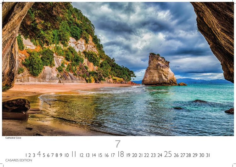 Produktbild: Neuseeland Kalender 2027 &ndash; Wandkalender | Fotokalender Ozeanien 35x50cm &ndash; Bildkalender mit atemberaubenden Naturaufnahmen, perfekt f&uuml;r Reisefans & Neuseeland-Liebhaber