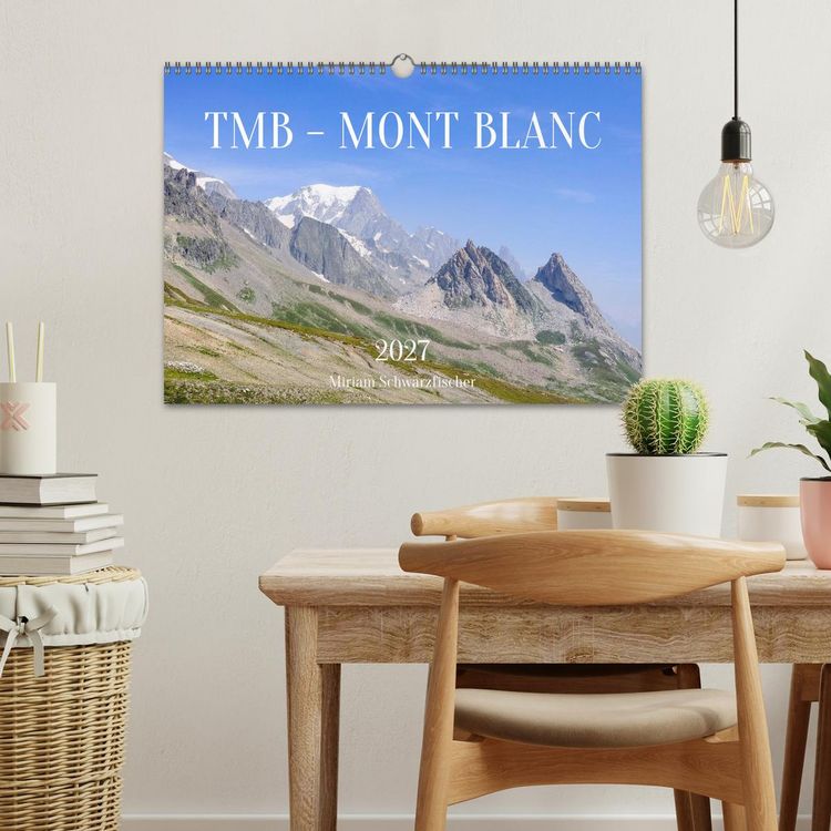 Produktbild: TMB - Mont Blanc (Wandkalender 2027 DIN A3 quer), CALVENDO Monatskalender