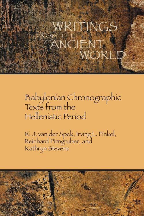 Produktbild: Babylonian Chronographic Texts from the Hellenistic Period