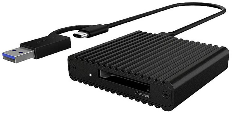 Produktbild: ICY BOX IB-CR404-C31 Externer Speicherkartenleser USB-C&reg;, USB-A (USB 3.2 Gen 2) Schwarz