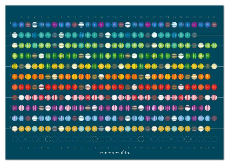 Produktbild: Une perle pour chaque jour (Calendrier mural 2026 DIN A3 vertical), CALVENDO calendrier mensuel