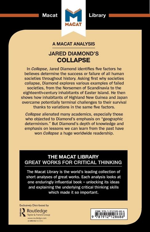 Produktbild: An Analysis of Jared M. Diamond's Collapse