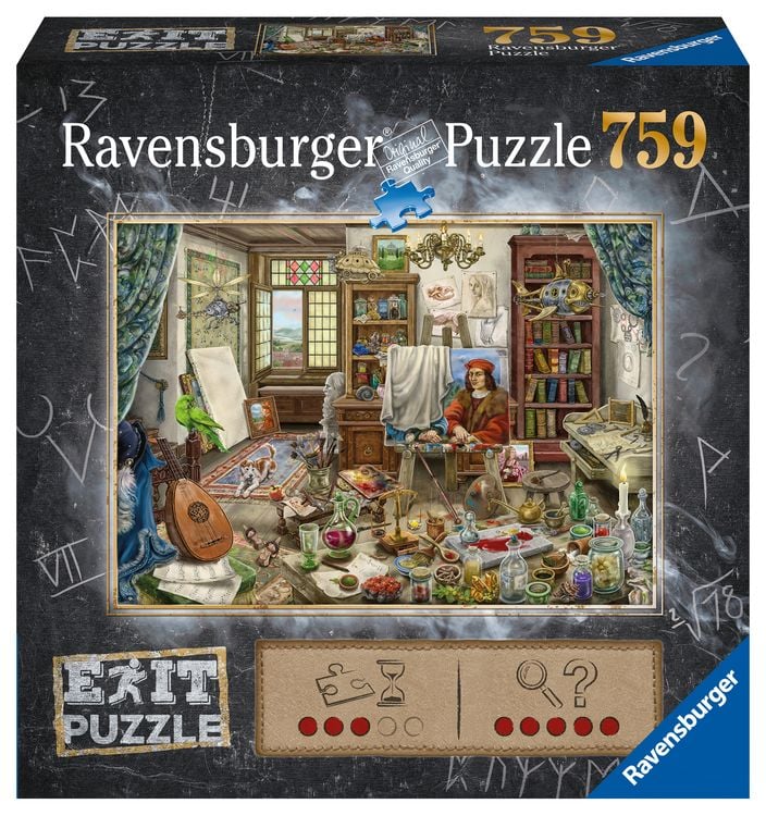 Produktbild: EXIT Puzzle Ravensburger Das K&uuml;nstleratelier 759 Teile