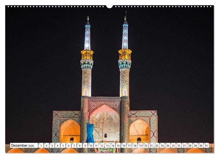 Produktbild: St&auml;dte des Irans - Yazd (hochwertiger Premium Wandkalender 2026 DIN A2 quer), Kunstdruck in Hochglanz