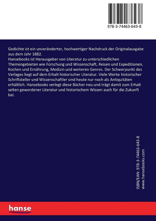 Produktbild: Gedichte
