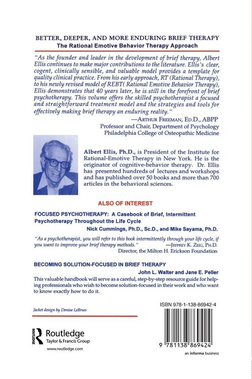 Produktbild: Better, Deeper And More Enduring Brief Therapy