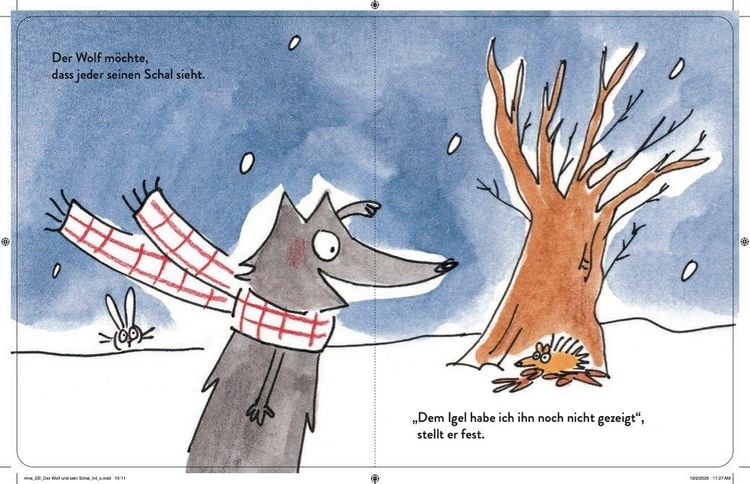 Produktbild: Der Wolf und sein Schal