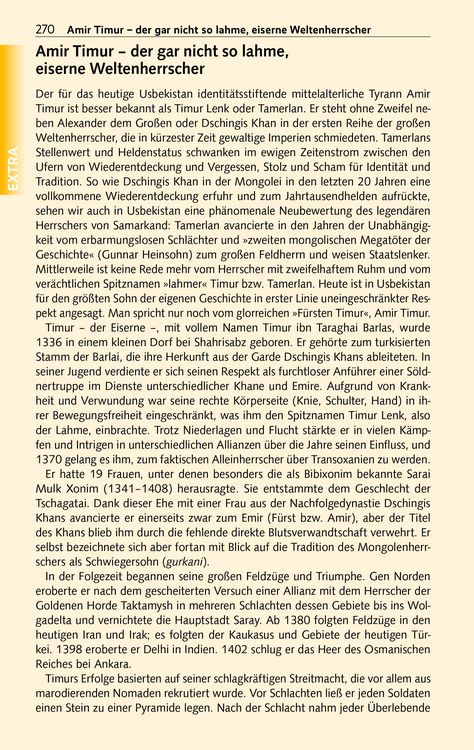Produktbild: TRESCHER Reisef&uuml;hrer Usbekistan