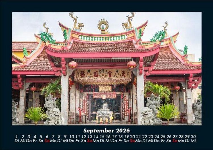 Produktbild: Tempel 2026 Fotokalender DIN A5