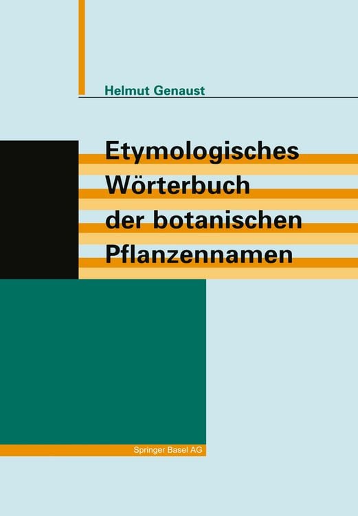 Produktbild: Etymologisches W&ouml;rterbuch der botanischen Pflanzennamen