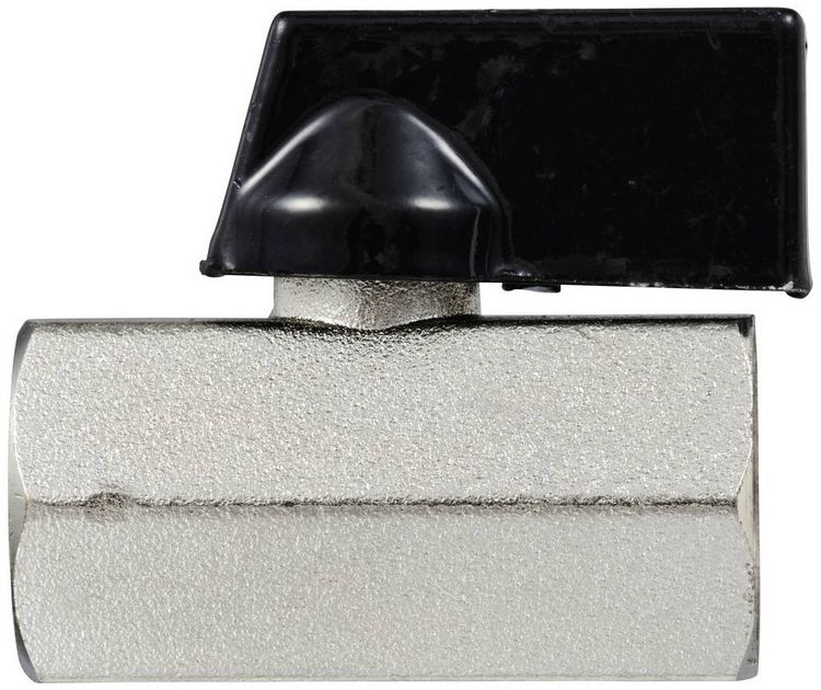 Produktbild: TRU COMPONENTS TC-304SM-FF1/2G TC-12770396 Standard-Kugelhahn Innengewinde: G1/2" 16 bar (max) 1 St.