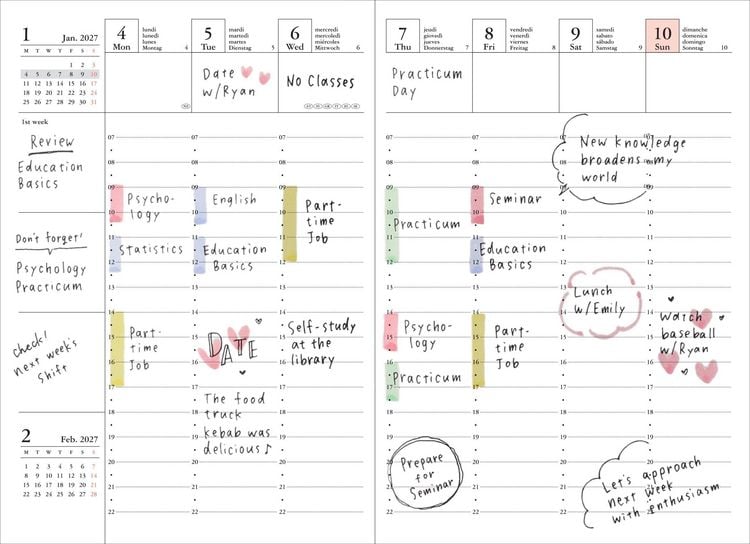 Produktbild: MARK'S 2026/27 Diary A6 Colors // Green