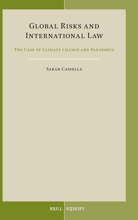 Produktbild: Global Risks and International Law