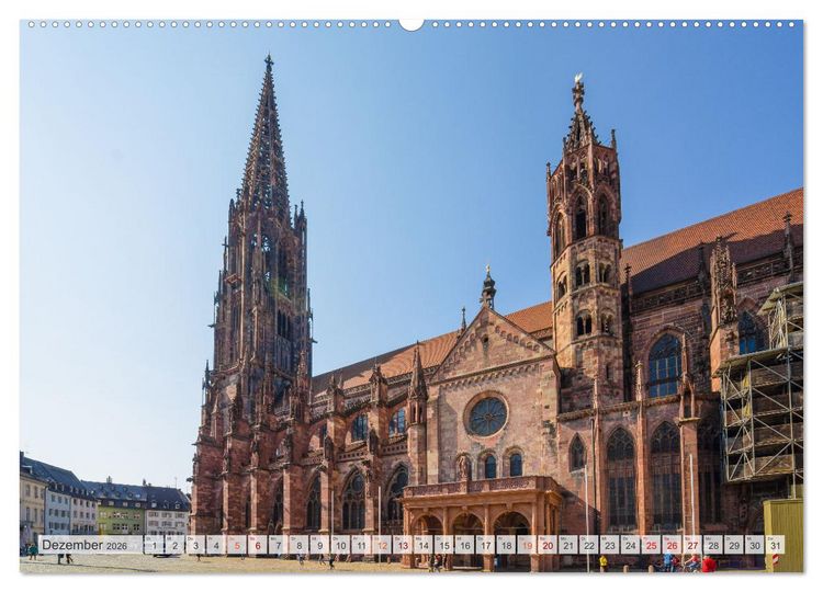 Produktbild: Freiburg im Breisgau Impressionen (hochwertiger Premium Wandkalender 2026 DIN A2 quer), Kunstdruck in Hochglanz