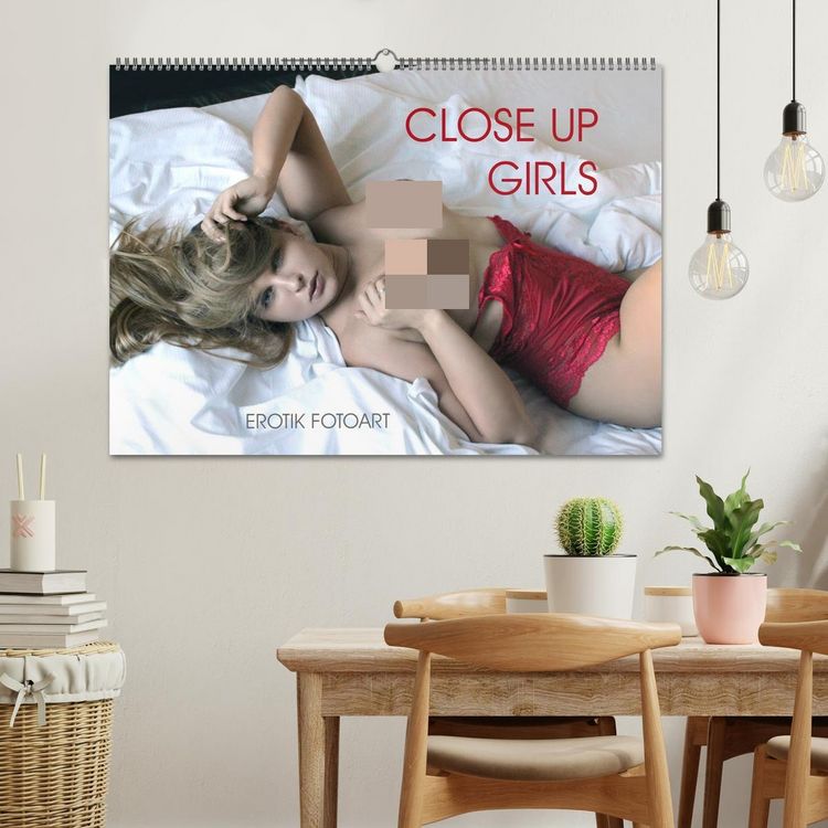 Produktbild: Erotik Fotoart Close Up Girls (Wandkalender 2026 DIN A2 quer), CALVENDO Monatskalender