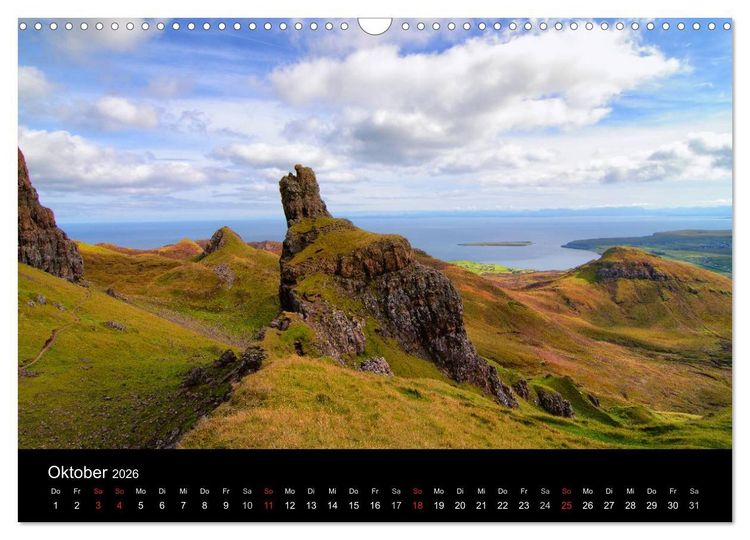 Produktbild: Schottland - Spiegel der Seele (Wandkalender 2026 DIN A3 quer), CALVENDO Monatskalender