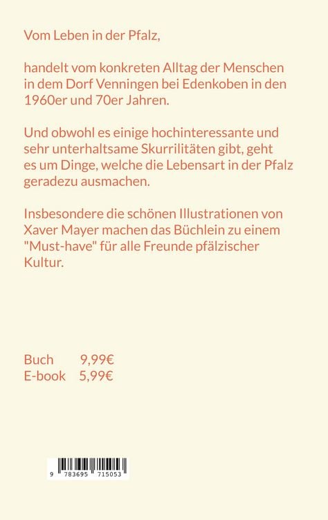 Produktbild: Vom Leben in der Pfalz