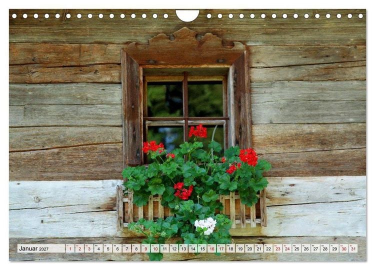 Produktbild: Bauernfenster (Wandkalender 2027 DIN A4 quer), CALVENDO Monatskalender