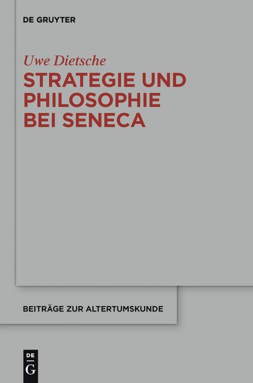 Produktbild: Strategie und Philosophie bei Seneca