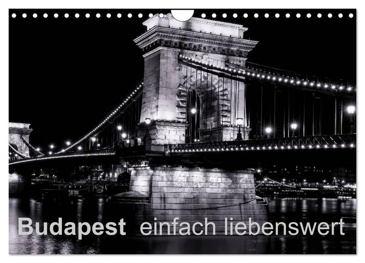 Produktbild: Budapest einfach liebenswert (Wandkalender 2026 DIN A4 quer), CALVENDO Monatskalender