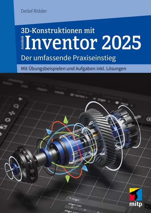 Produktbild: 3D-Konstruktionen mit Autodesk Inventor 2025