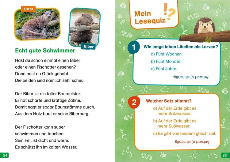 Produktbild: WAS IST WAS Erstes Lesen easy! Band 11. Raus in die Natur