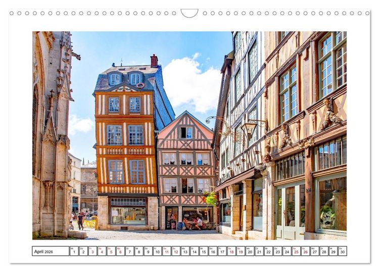 Produktbild: Ein traumhaftes Reiseziel - Normandie und Bretagne (Wandkalender 2026 DIN A3 quer), CALVENDO Monatskalender