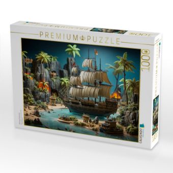 Produktbild: CALVENDO Puzzle Spielzeug Pirateninsel | 1000 Teile Lege-Gr&ouml;&szlig;e 64x48cm Foto-Puzzle f&uuml;r gl&uuml;ckliche Stunden
