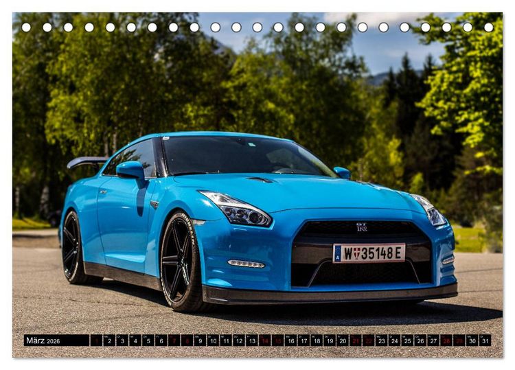 Produktbild: Tuning Cars (Tischkalender 2026 DIN A5 quer), CALVENDO Monatskalender