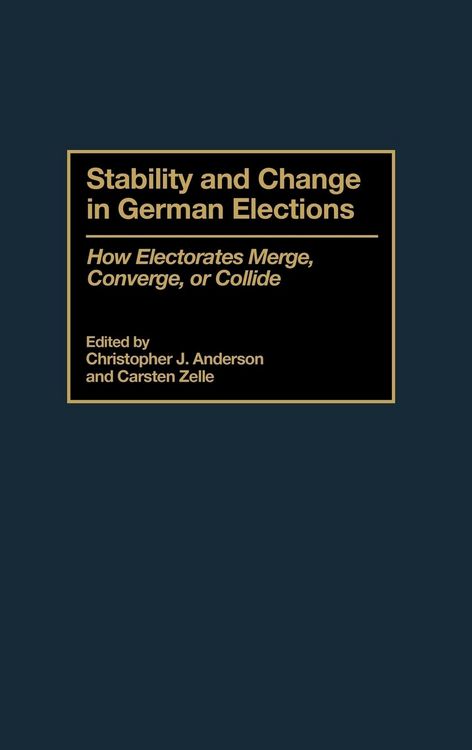 Produktbild: Stability and Change in German Elections