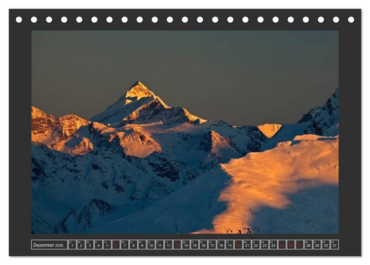 Produktbild: Der Gro&szlig;glockner 3798m (Tischkalender 2026 DIN A5 quer), CALVENDO Monatskalender