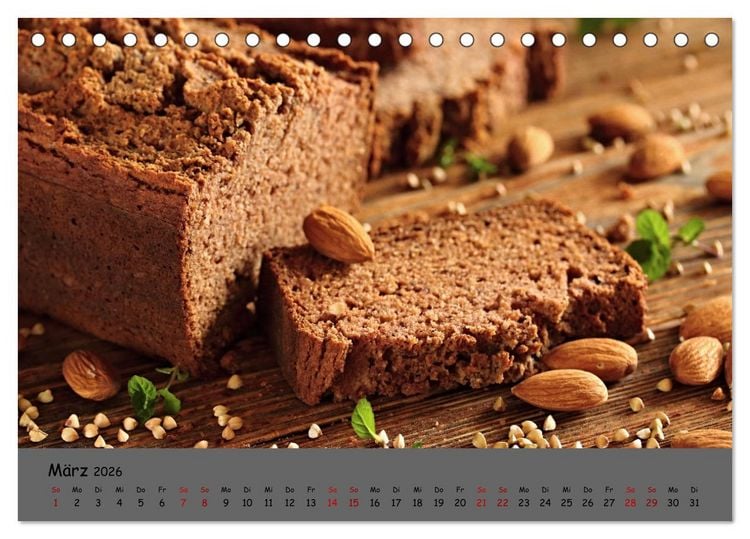 Produktbild: Mein Brotkalender (Tischkalender 2026 DIN A5 quer), CALVENDO Monatskalender