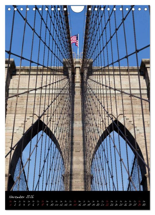 Produktbild: New York City (Wandkalender 2026 DIN A4 hoch), CALVENDO Monatskalender