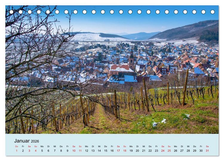 Produktbild: Elsass- und Vogesentr&auml;ume (Tischkalender 2026 DIN A5 quer), CALVENDO Monatskalender