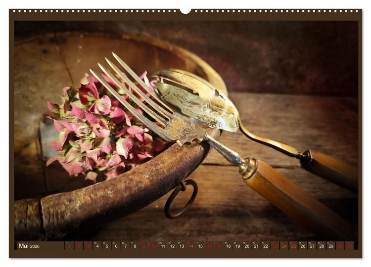 Produktbild: Wabi Sabi: All die sch&ouml;nen alten Dinge (hochwertiger Premium Wandkalender 2026 DIN A2 quer), Kunstdruck in Hochglanz