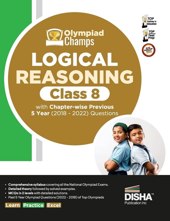 Produktbild: Olympiad Champs Logical Reasoning Class 8 with Chapter-wise Previous 5 Year (2018 - 2022) Questions | Complete Prep Guide with Theory, PYQs, Past & Pr