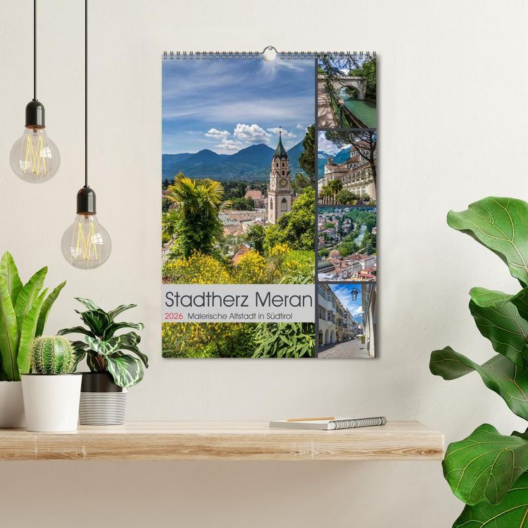 Produktbild: Stadtherz MERAN (Wandkalender 2026 DIN A3 hoch), CALVENDO Monatskalender