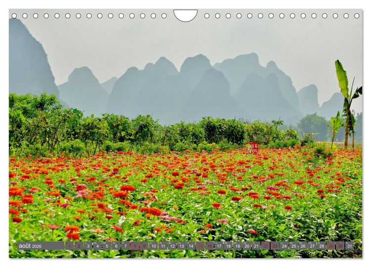 Produktbild: RIVI&Egrave;RE YULONG (Calendrier mural 2026 DIN A4 vertical), CALVENDO calendrier mensuel
