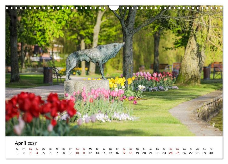 Produktbild: Waren M&uuml;ritz Besondere Ausblicke, Pl&auml;tze und Perspektiven (Wandkalender 2027 DIN A3 quer), CALVENDO Monatskalender