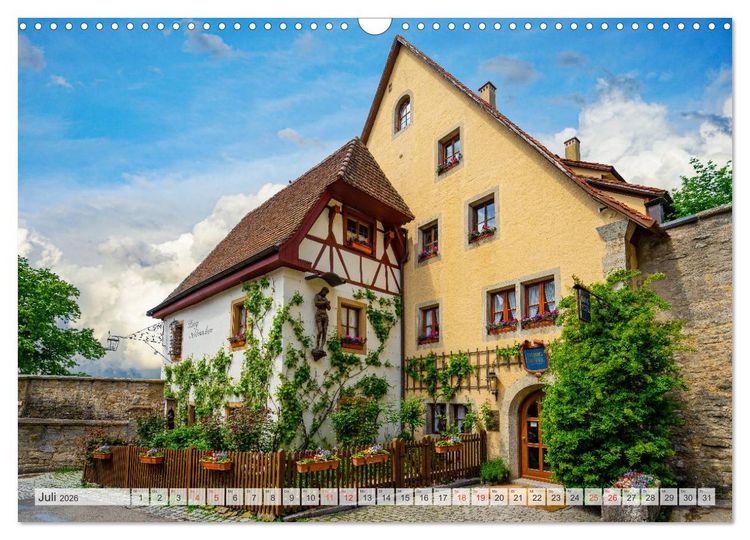 Produktbild: Rothenburg ob der Tauber Impressionen (Wandkalender 2026 DIN A3 quer), CALVENDO Monatskalender